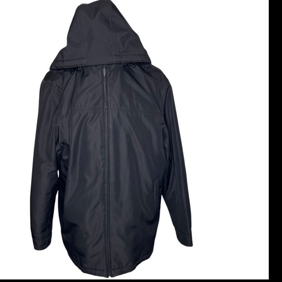 Weatherproof Black All Weather Insulated Winter Coat Size XL Detachable Hood - Picture 2 of 15